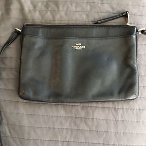 Coach leather crossbody bag